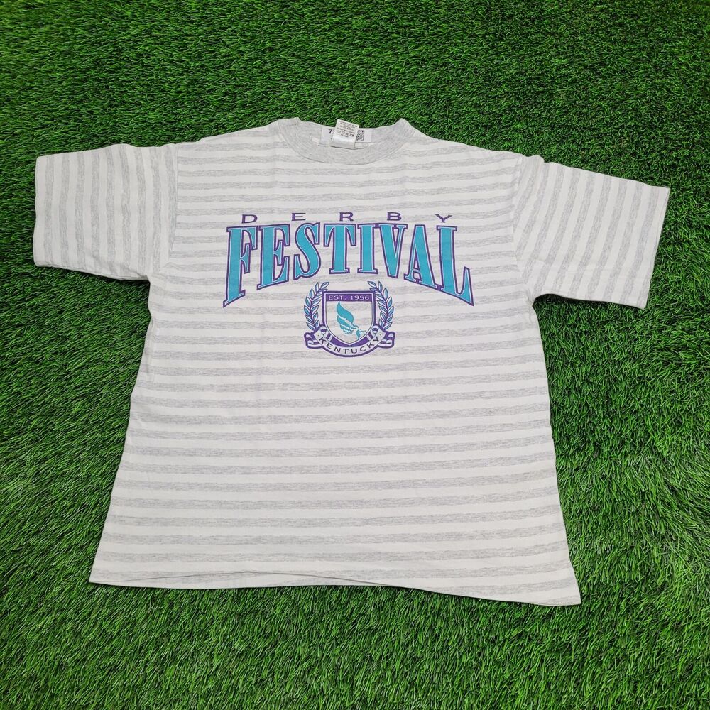Vintage 90s Belton Shirt Womens Large 21x25 Kentucky-Derby